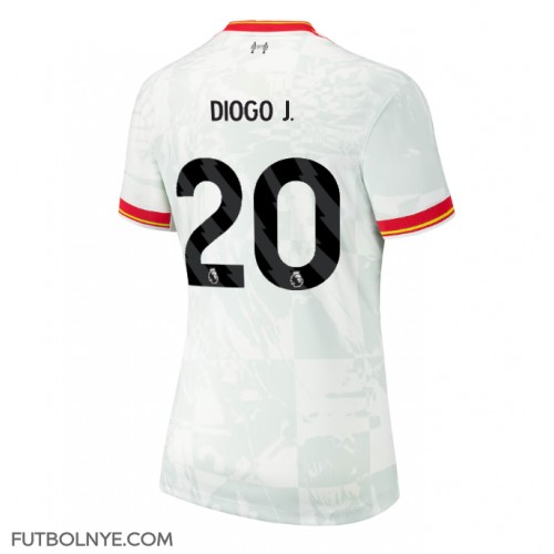 Camiseta Liverpool Diogo Jota #20 Tercera Equipación para mujer 2024-25 manga corta